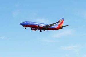 Southwest Airlines B737 landing at Philadelphia International Airport. Copyright © 2018 NSL Photography. All Rights Reserved.