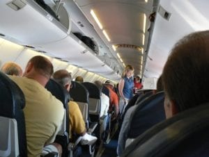 less airline seat pitch