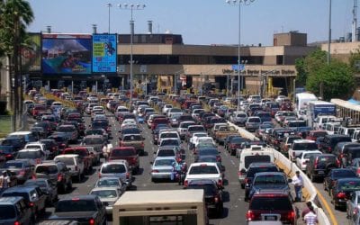 International border land crossing