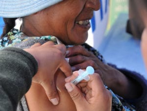 Vaccination, courtesy Pan American Health Organization