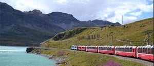 Swiss railroad travel