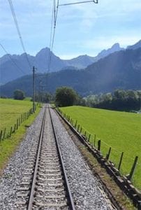 Swiss railroad travel