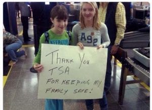 help TSA agents