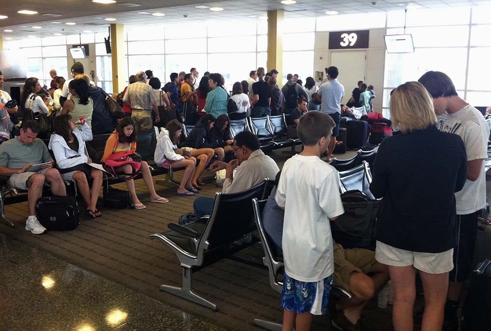 For airline travelers, every day is like the 4th of July