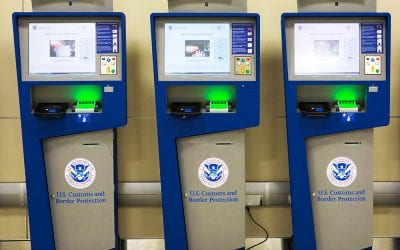 Global Entry Kiosks (Image courtesy US Customs and Border Protection.)