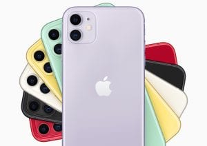 iPhone 11, image courtesy of Apple Corporation
