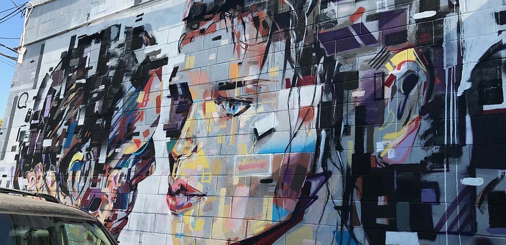 Check out cutting edge street art in the fresh air