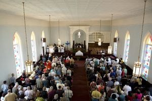 Sunday Morning Service at the Dexter Avenue King Memorial Church.