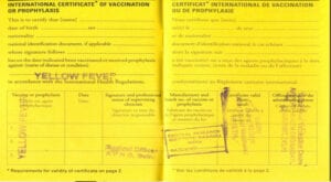 International Certificate of Vaccination or Prophylaxis (ICVP)