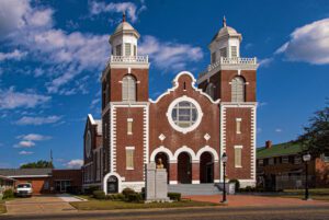 Brown Chapel A.M.E. Church in Selma, Alabama, the starting point for the Selma to Montgomery March in 1965, during which Bloody Sunday occurred.